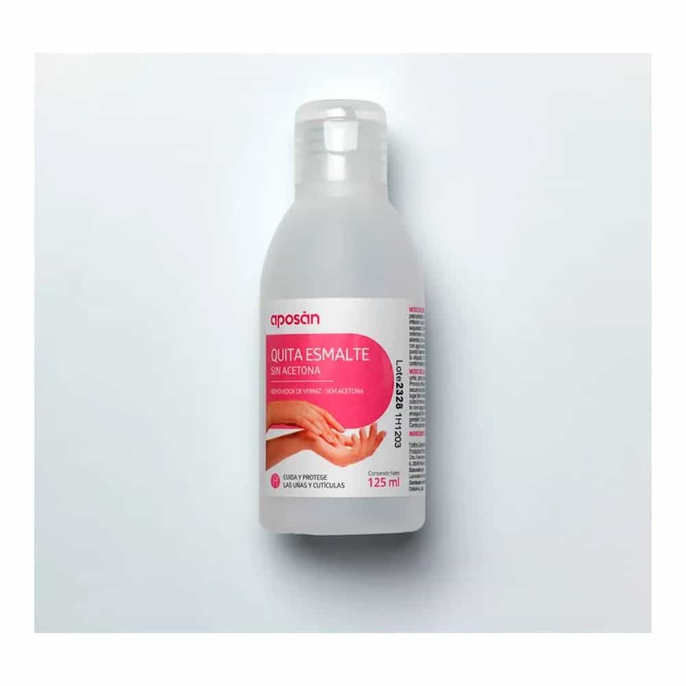 APOSAN QUITAESMALTE SIN ACETONA 1 ENVASE 125 ml