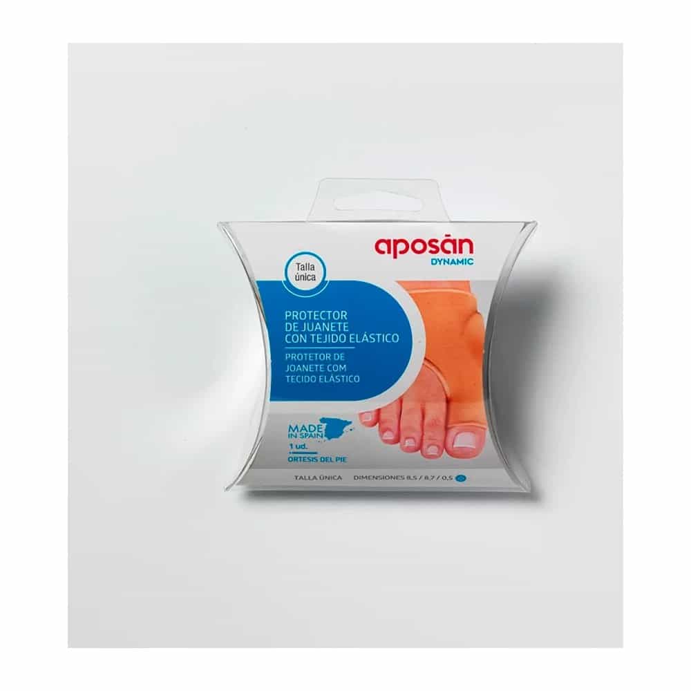 PROTECTOR JUANETES TEJIDO ELASTICO APOSAN DYNAMIC 1 UNIDAD TALLA UNICA