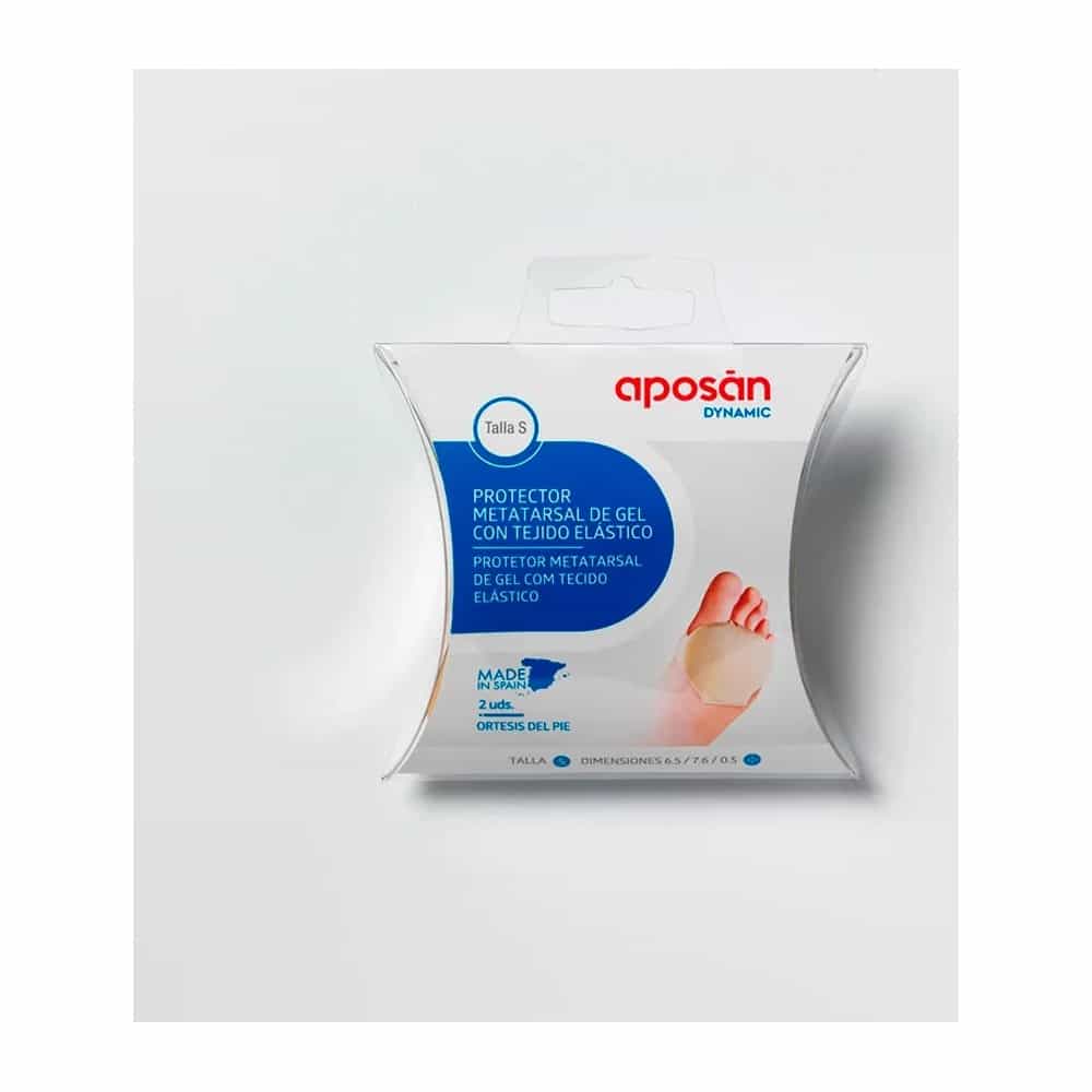 PROTECTOR METATARSAL GEL RECUBIERTO TEJIDO APOSAN DYNAMIC 2 UNIDADES TALLA S