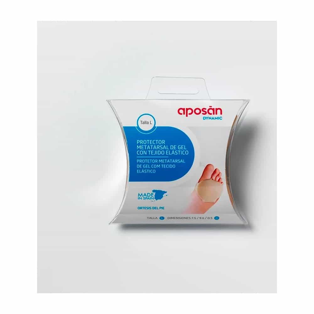 PROTECTOR METATARSAL GEL RECUBIERTO TEJIDO APOSAN DYNAMIC 2 UNIDADES TALLA L