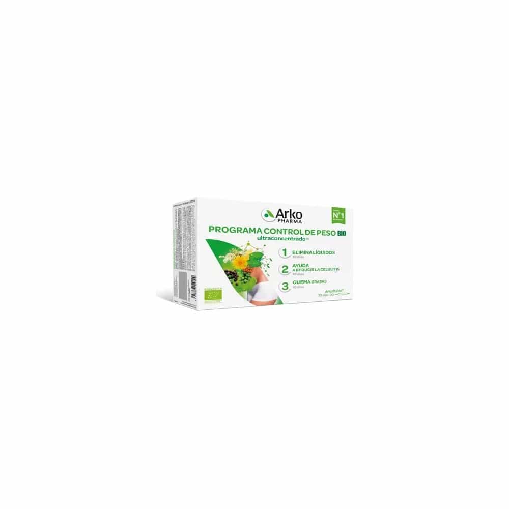 ARKOFLUIDO PROGRAMA CONTROL DE PESO BIO 30 AMPOLLAS 10 ml