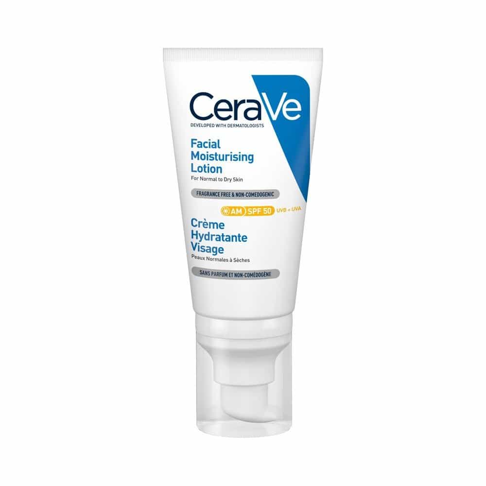 CERAVE LOCION HIDRATANTE DE ROSTRO SPF 50 1 TUBO 52 ml