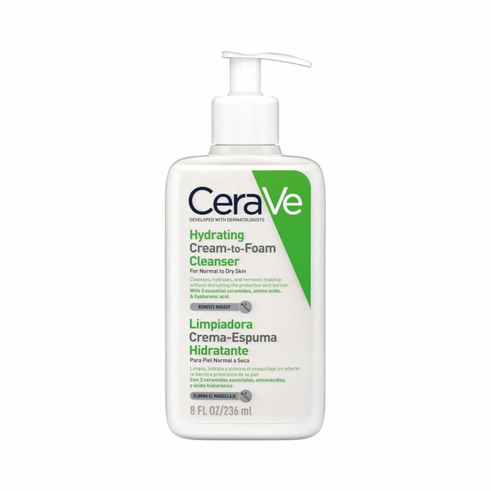 CERAVE LIMPIADORA CREMA ESPUMA HIDRATANTE 1 ENVASE 236 ml