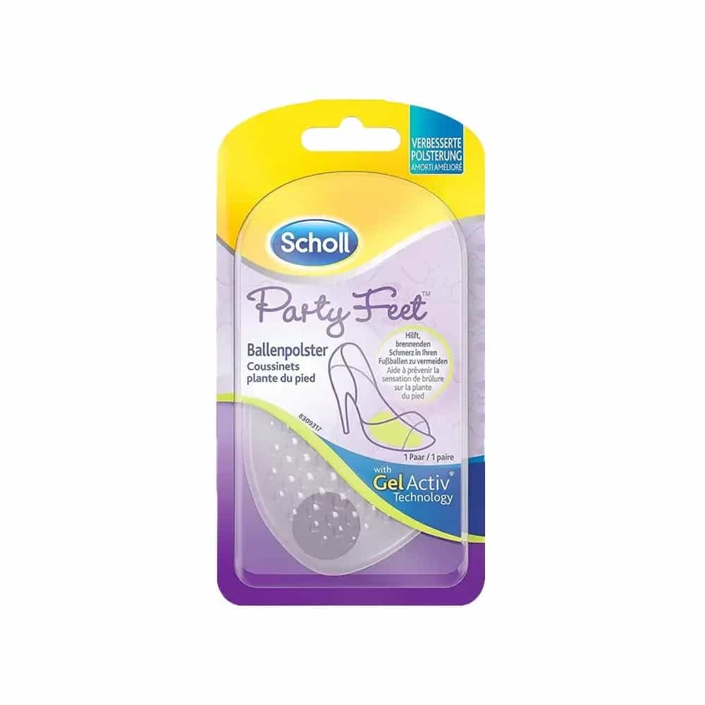 SCHOLL PARTY FEET APOYO ALMOHADILLA PLANTAR CON TECNOLOGIA GELACTIV 1 PAR