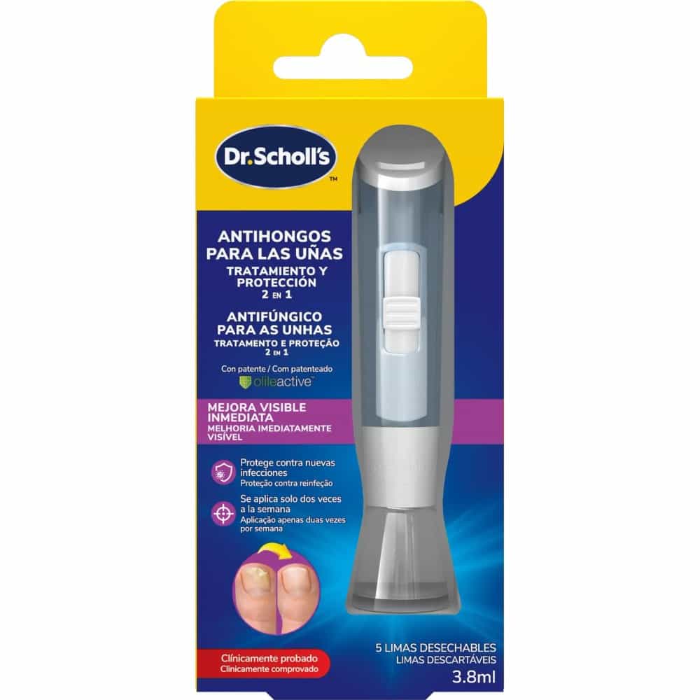DR SCHOLL ANTIHONGOS TRATAMIENTO UÑAS 1 ENVASE 3,8 ml + 5 LIMAS