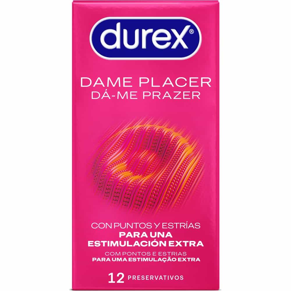 DUREX DAME PLACER PRESERVATIVOS 12 UNIDADES