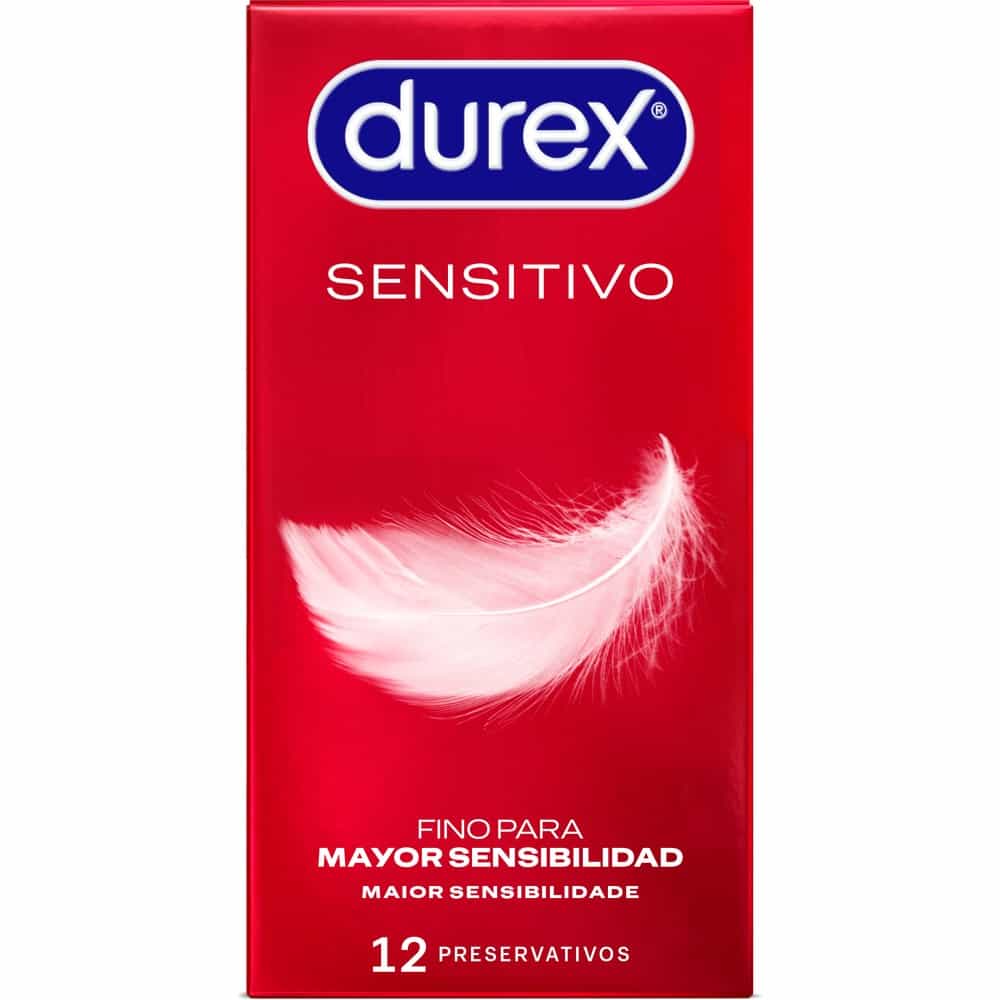 DUREX SENSITIVO SUAVE PRESERVATIVOS 12 UNIDADES