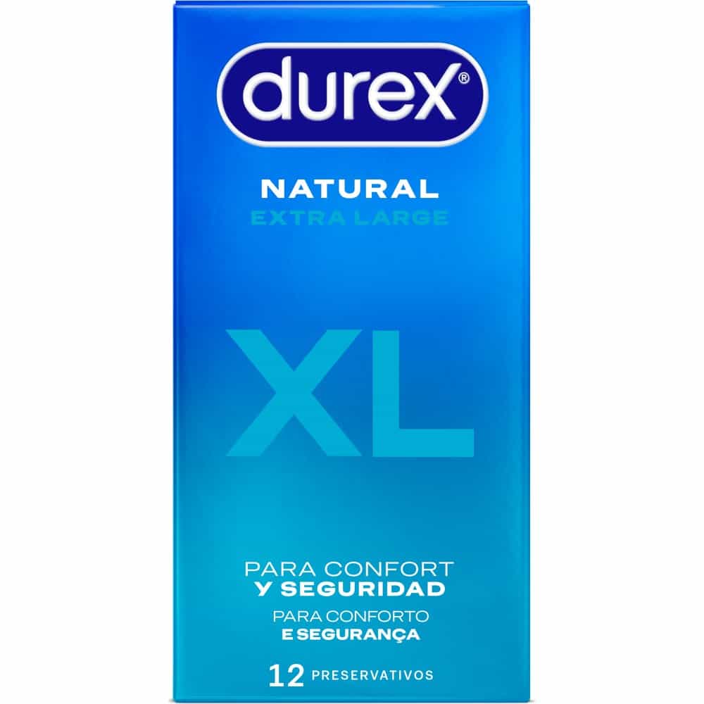 DUREX NATURAL XL PRESERVATIVOS 12 UNIDADES