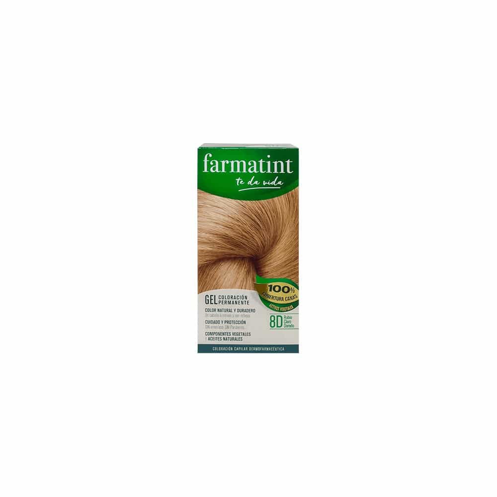 FARMATINT 1 ENVASE 135 ml TONO 8D RUBIO CLARO DORADO