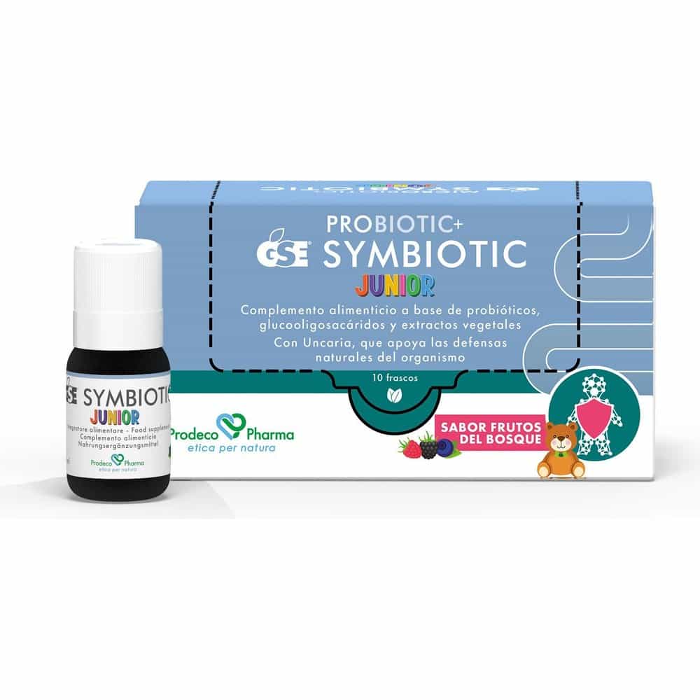 GSE SYMBIOTIC JUNIOR 10 ENVASES 10 ml SABOR FRUTAS DEL BOSQUE