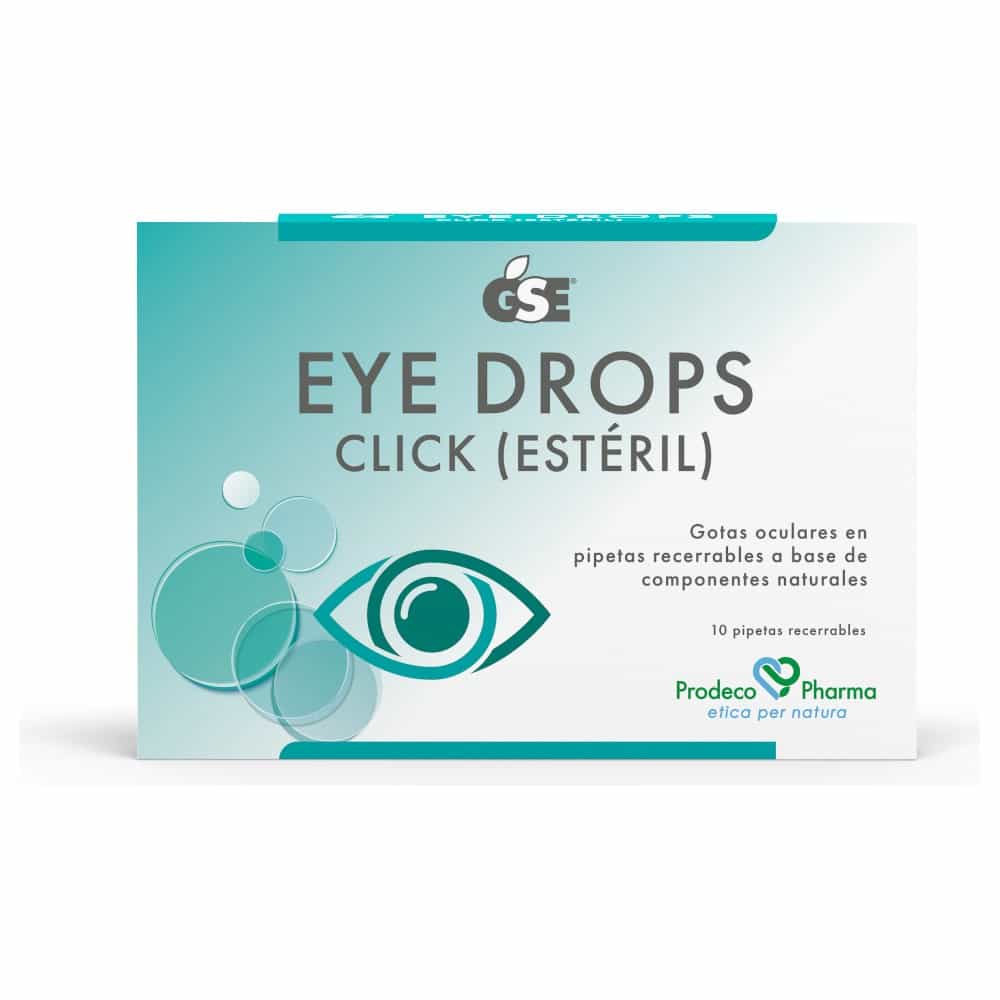 GSE EYE DROPS CLICK 10 PIPETAS RECERRABLES 0,5 ml