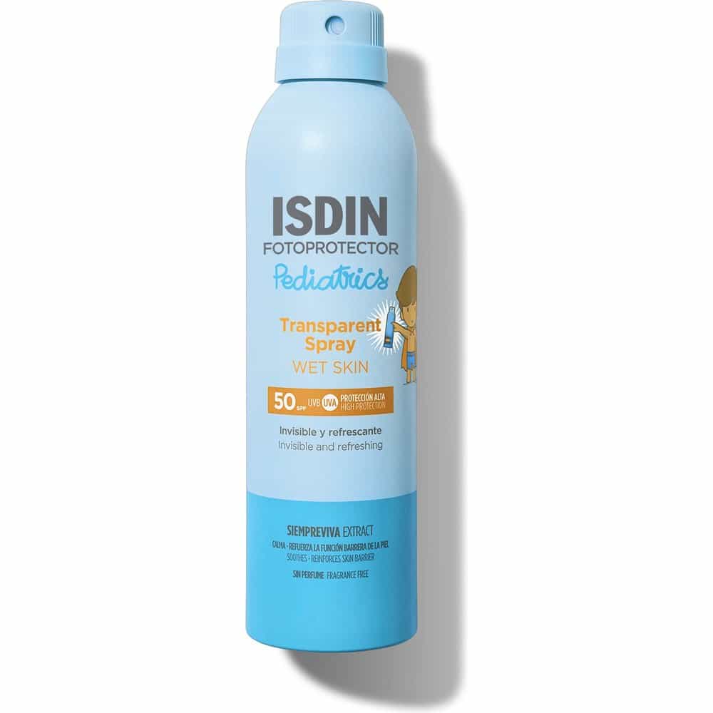 ISDIN FOTOPROTECTOR PEDIATRICS TRANSPARENT SPRAY WET SKIN SPF 50 1 ENVASE 250 ml