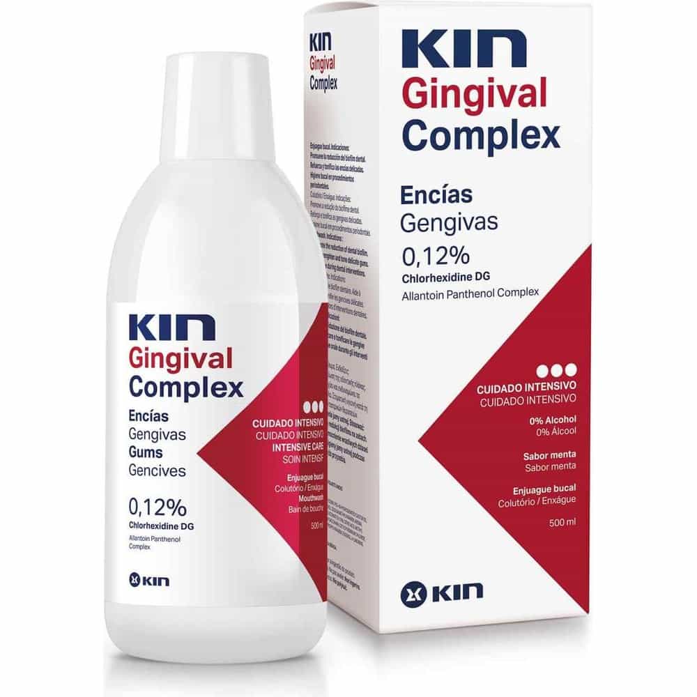 KIN GINGIVAL ENJUAGUE BUCAL 1 FRASCO 500 ml SABOR MENTA