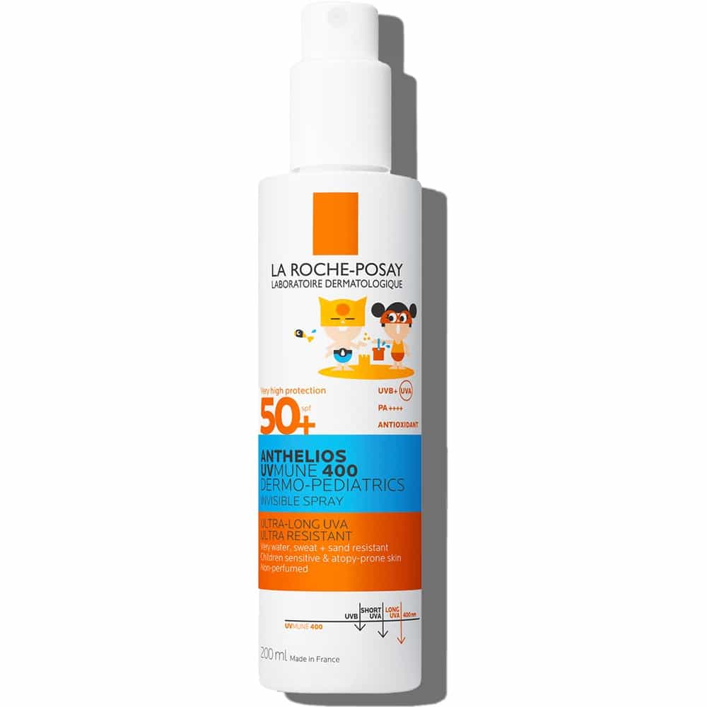 ANTHELIOS UVMUNE400 DERMO-PEDIAT SPRAY INVISIBLE SPF 50+ 1 ENVASE 200 ml