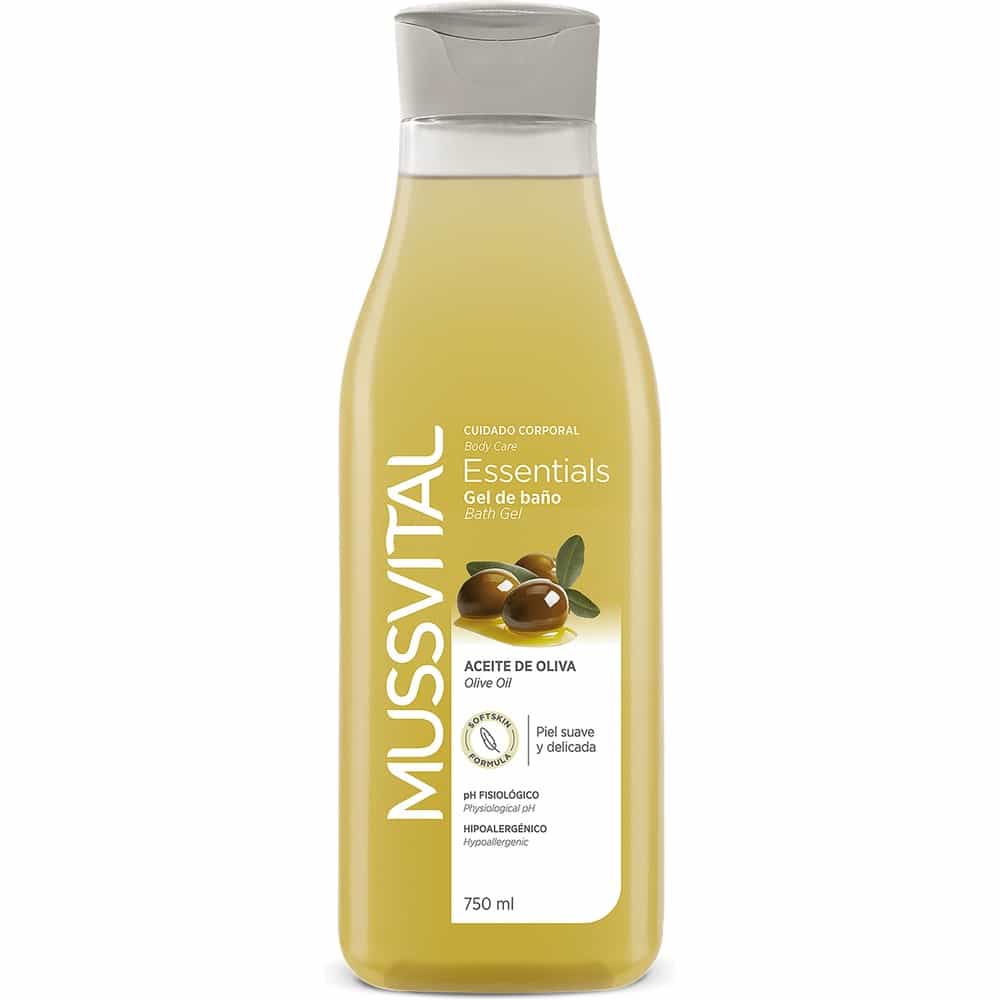 MUSSVITAL GEL BAÑO OLIVA 750ML