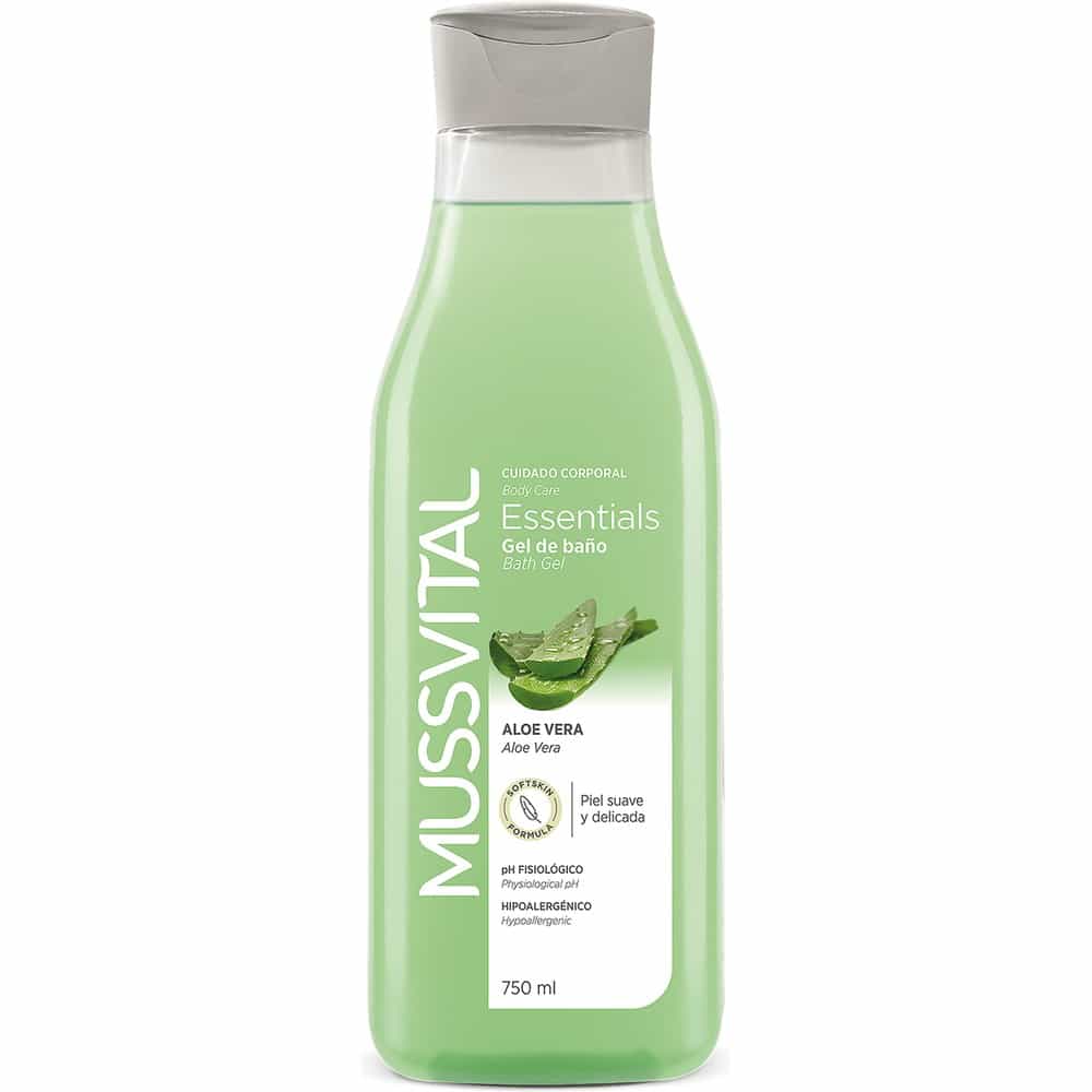 MUSSVITAL GEL BAÑO ALOE 750 ML