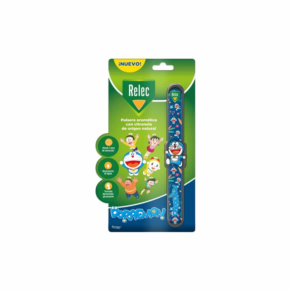 RELEC PULSERA AROMATICA 1 UNIDAD DORAEMON