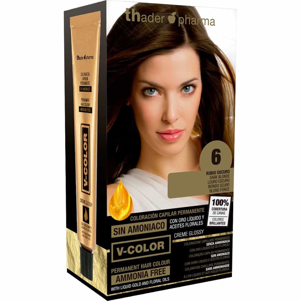 TH PHARMA VITALIA SIN AMONIACO COLORACION CAPILAR PERMANENTE COLOR 6 RUBIO OSCURO