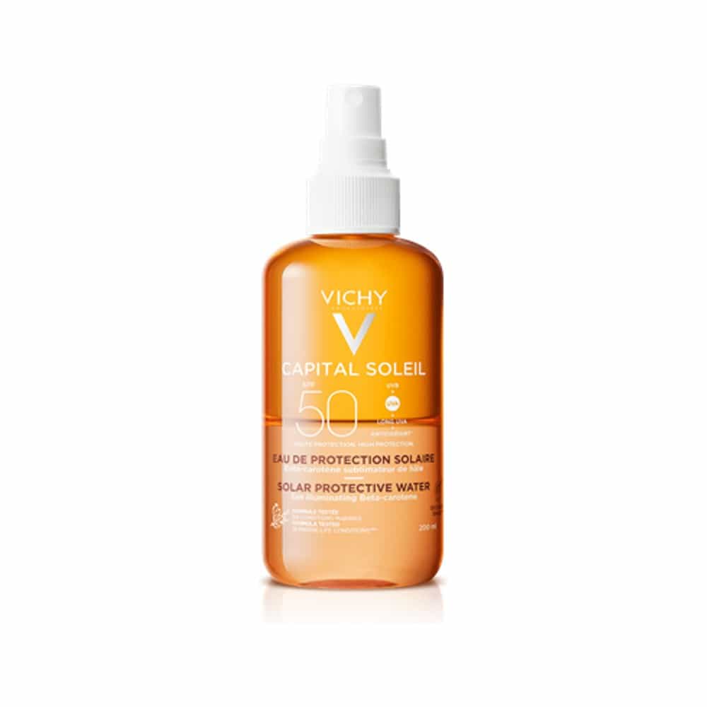 CAPITAL SOLEIL AGUA PROTECCION SOLAR LUMINOSIDAD SPF50 1 ENVASE 200 ml