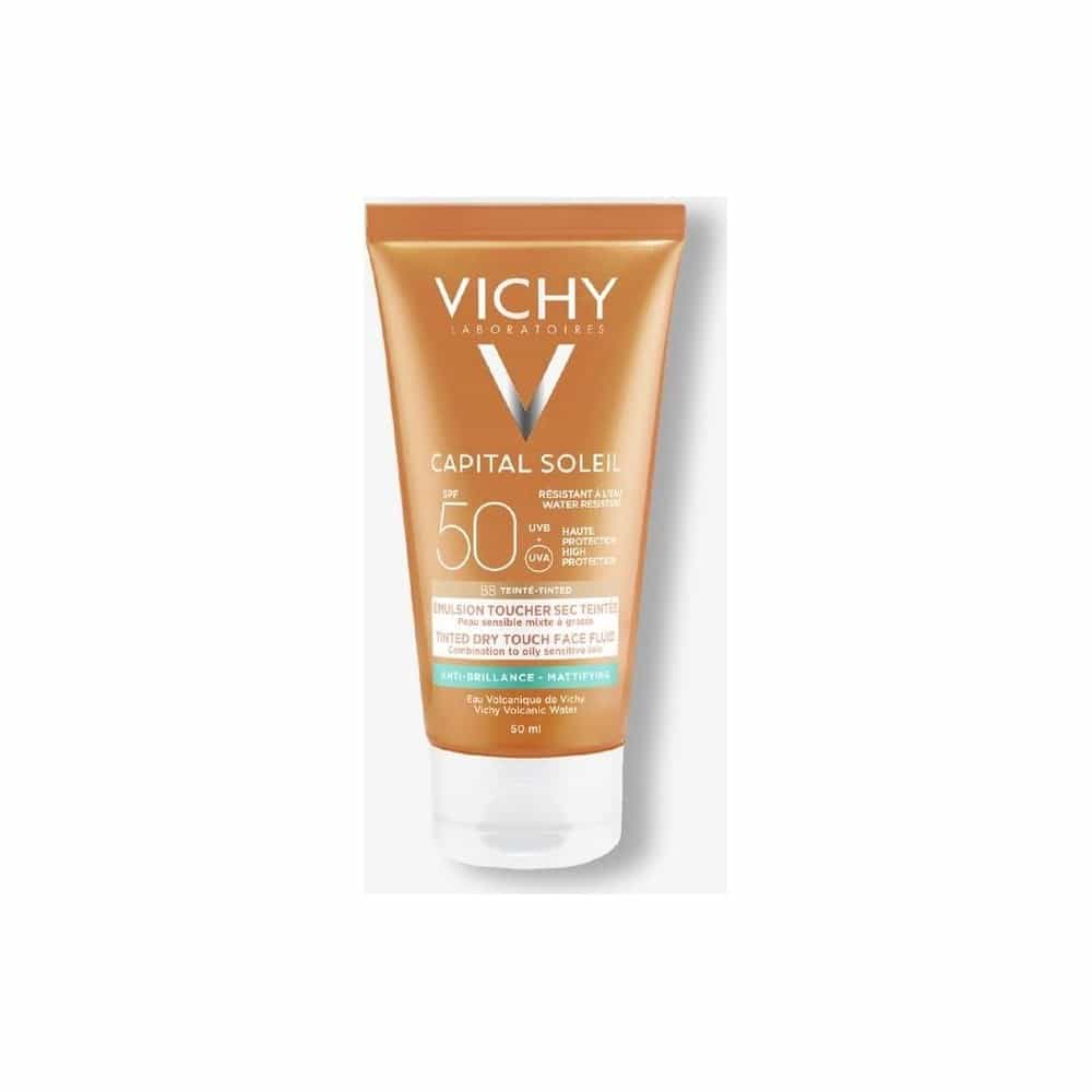 CAPITAL SOLEIL BB CREAM SPF 50 ACABADO SECO EMULSION FACIAL COLOREADO 1 ENVASE 50 ml