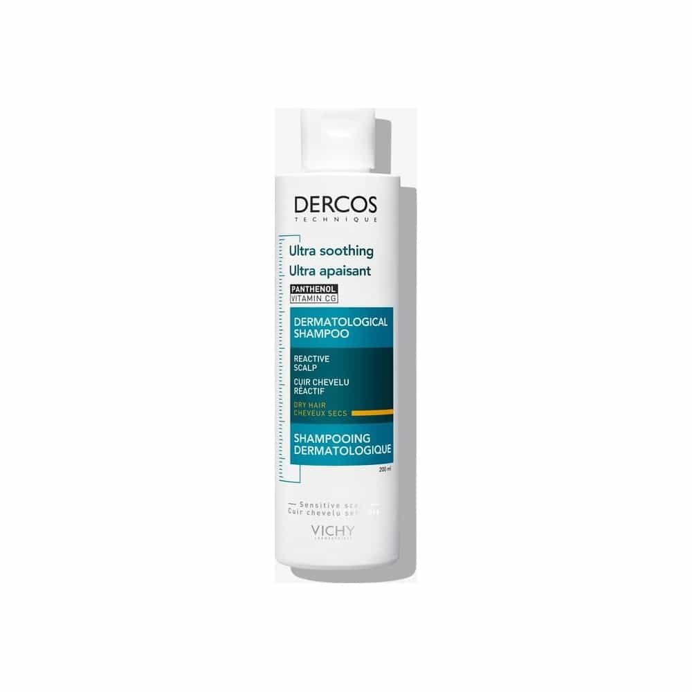DERCOS TECHNIQUE CHAMPU ULTRA CALMANTE CABELLO SECO O COLOREADO 1 ENVASE 200 ml