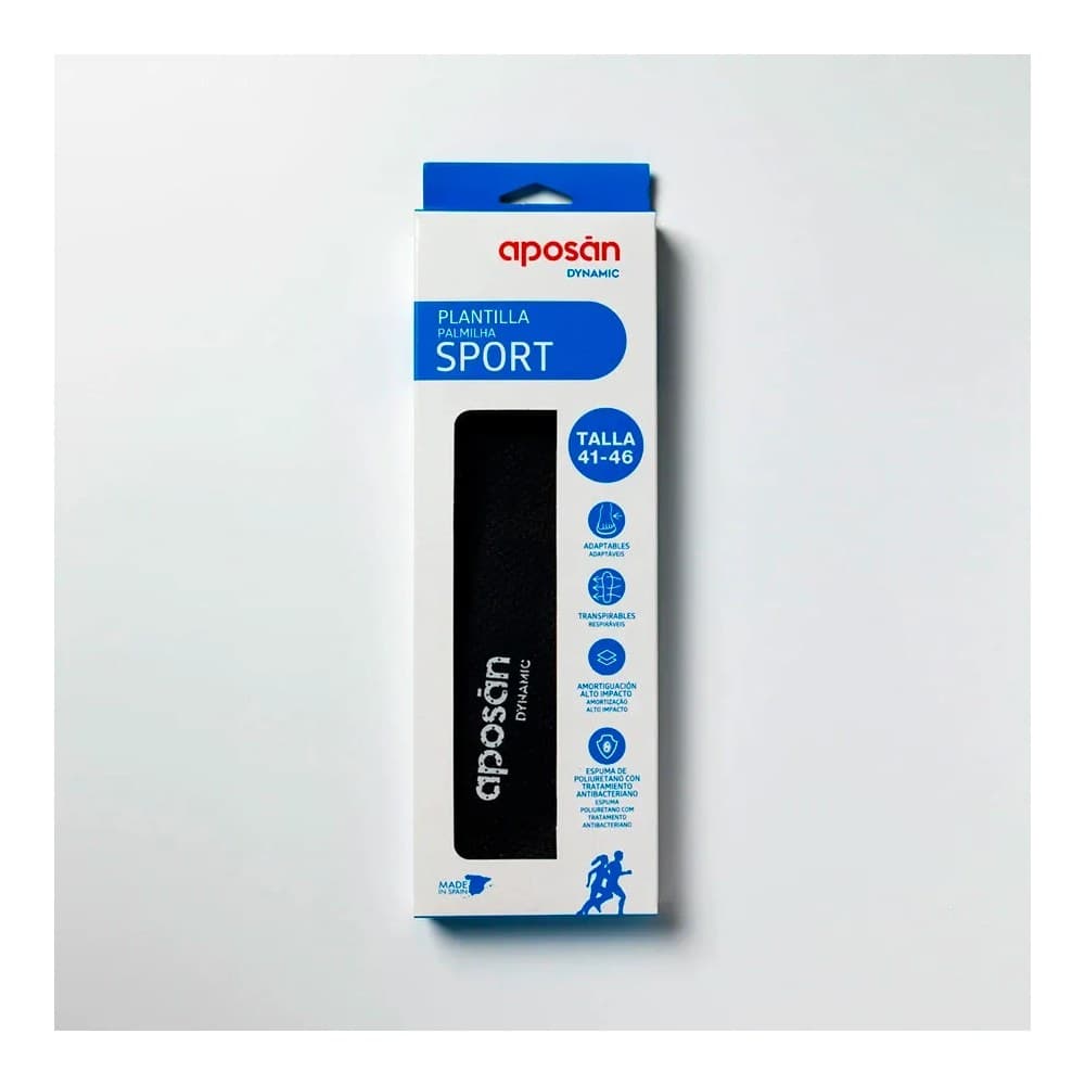PLANTILLAS 3G SPORT APOSAN DYNAMIC 2 UNIDADES TALLA 41-46 — imagen 1