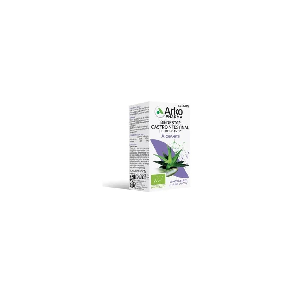 ARKOCAPSULAS ALOE VERA BIO 30 CAPSULAS — imagen 1
