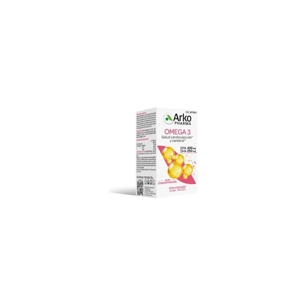 ARKOCAPSULAS OMEGA 3 50 CAPSULAS — imagen 1