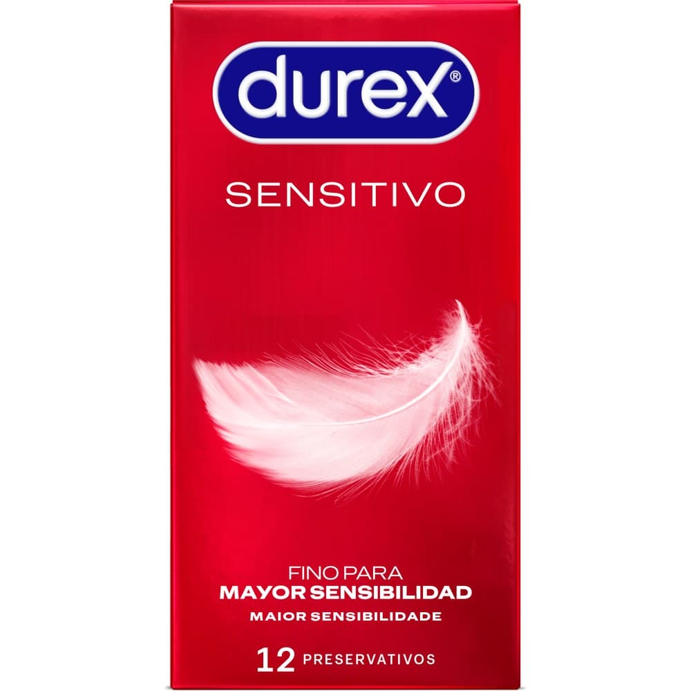 DUREX SENSITIVO SUAVE PRESERVATIVOS 12 UNIDADES — imagen 1