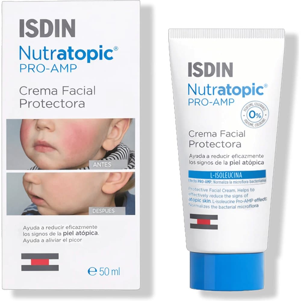 ISDIN NUTRATOPIC PRO-AMP CREMA FACIAL PROTECTORA 1 ENVASE 50 ml — imagen 1