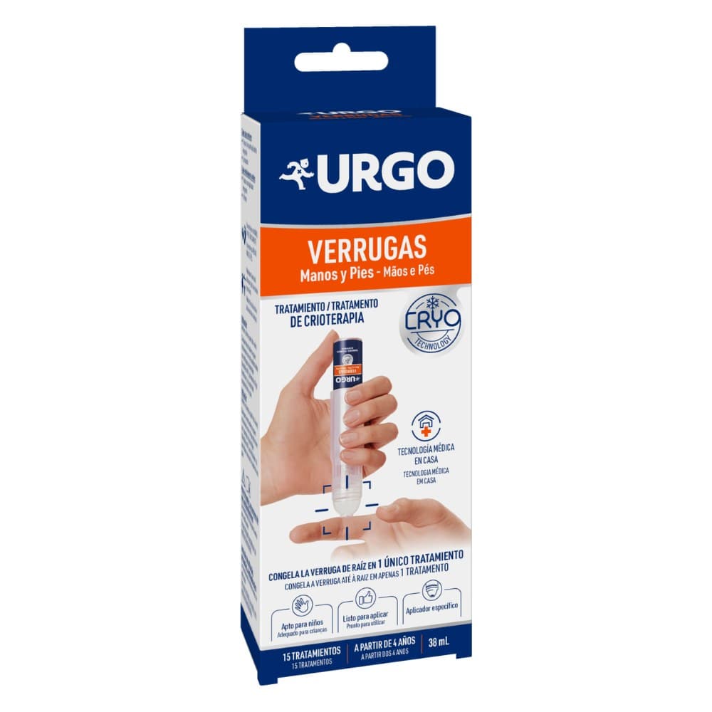 URGO VERRUGAS MANOS Y PIES ANTIVERRUGAS 1 ENVASE 38 ml — imagen 1