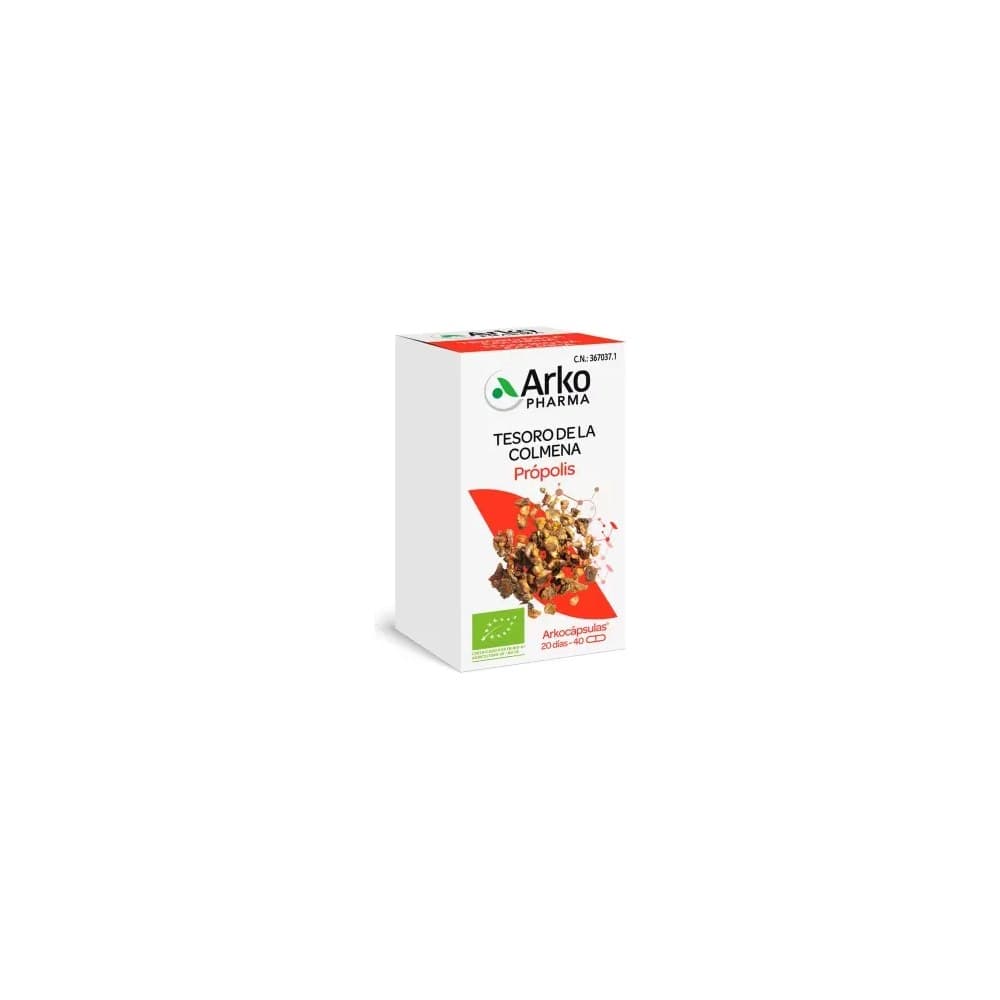 ARKOCAPSULAS PROPOLIS BIO 40 CAPSULAS — imagen 1