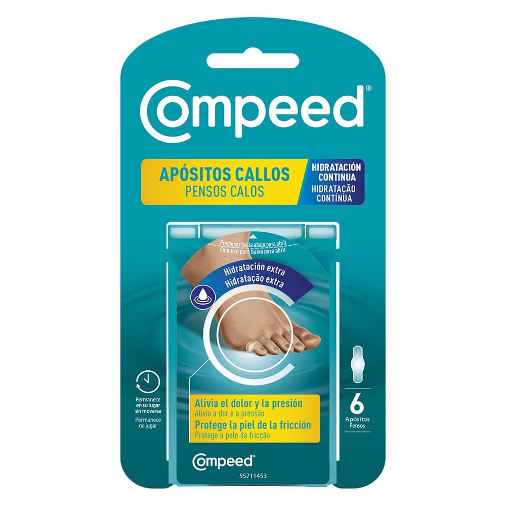 COMPEED CALLOS HIDRATACION CONTINUA 6 UNIDADES — imagen 1