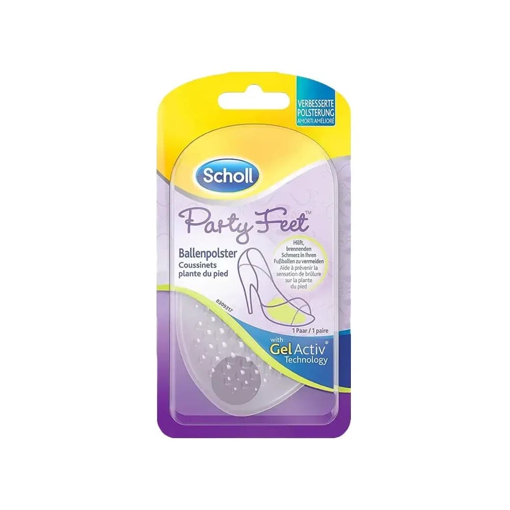 SCHOLL PARTY FEET APOYO ALMOHADILLA PLANTAR CON TECNOLOGIA GELACTIV 1 PAR — imagen 1