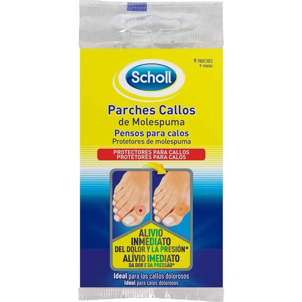 DR SCHOLL PARCHES CALLOS MOLESPUMA ESCUDO — imagen 1