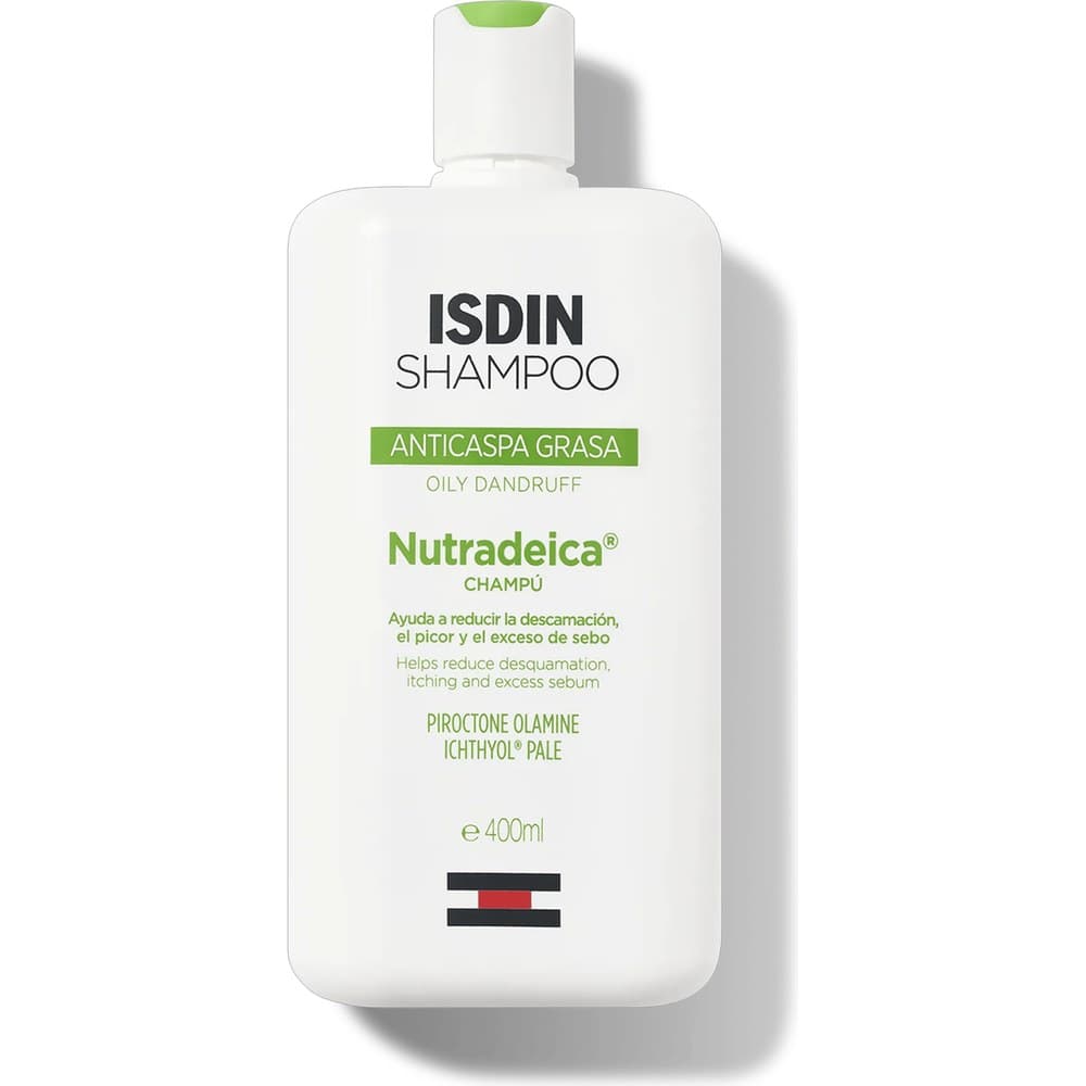 ISDIN SHAMPOO ANTICASPA GRASA NUTRADEICA 1 ENVASE 400 ml — imagen 1