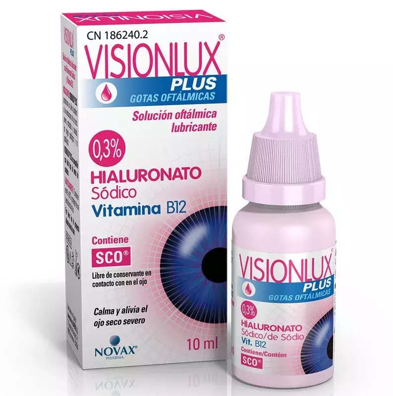 VISIONLUX PLUS GOTAS OFTALMICAS 1 ENVASE 10 ml