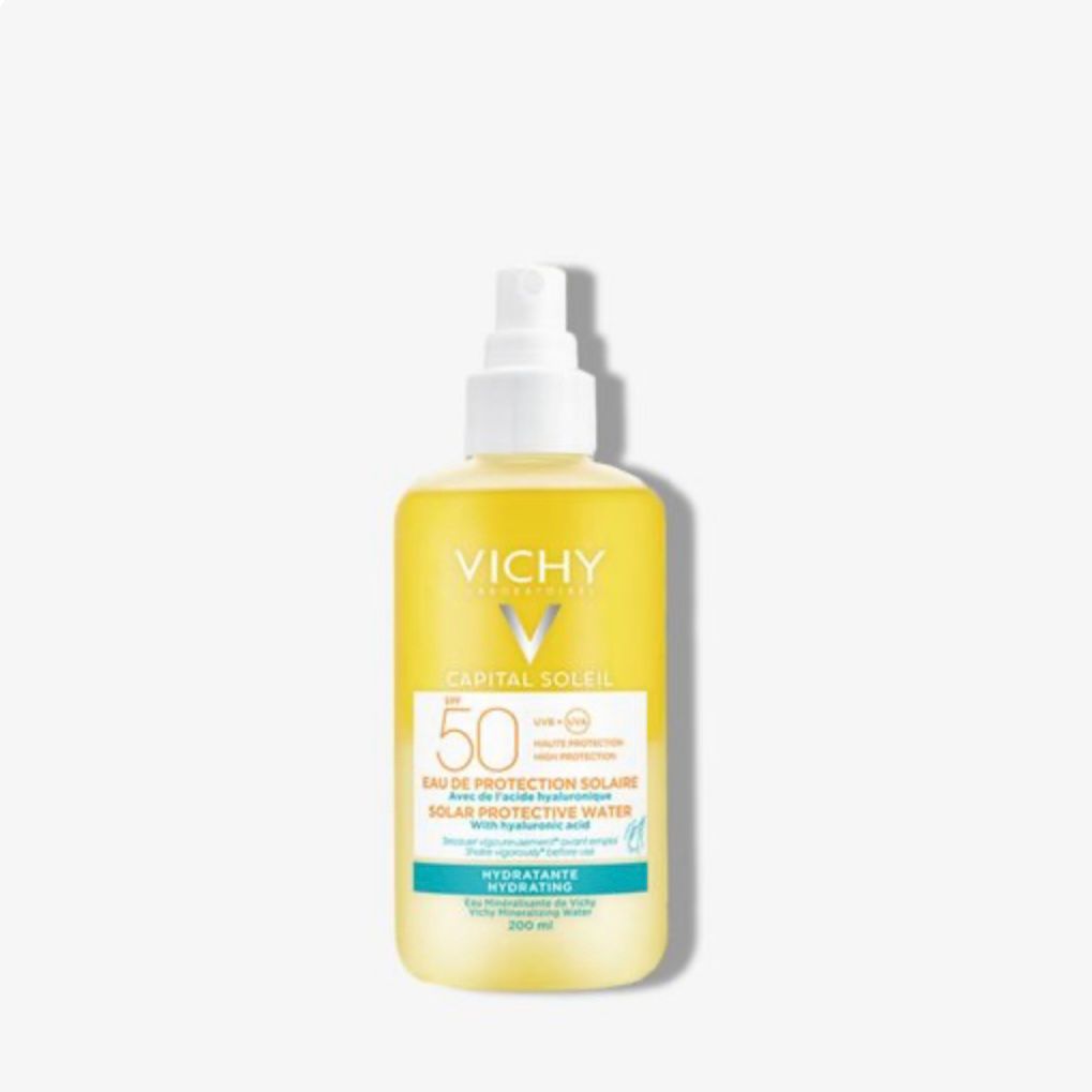 CAPITAL SOLEIL AGUA PROTECCION SOLAR LUMINOSIDAD SPF50 1 ENVASE 200 ml