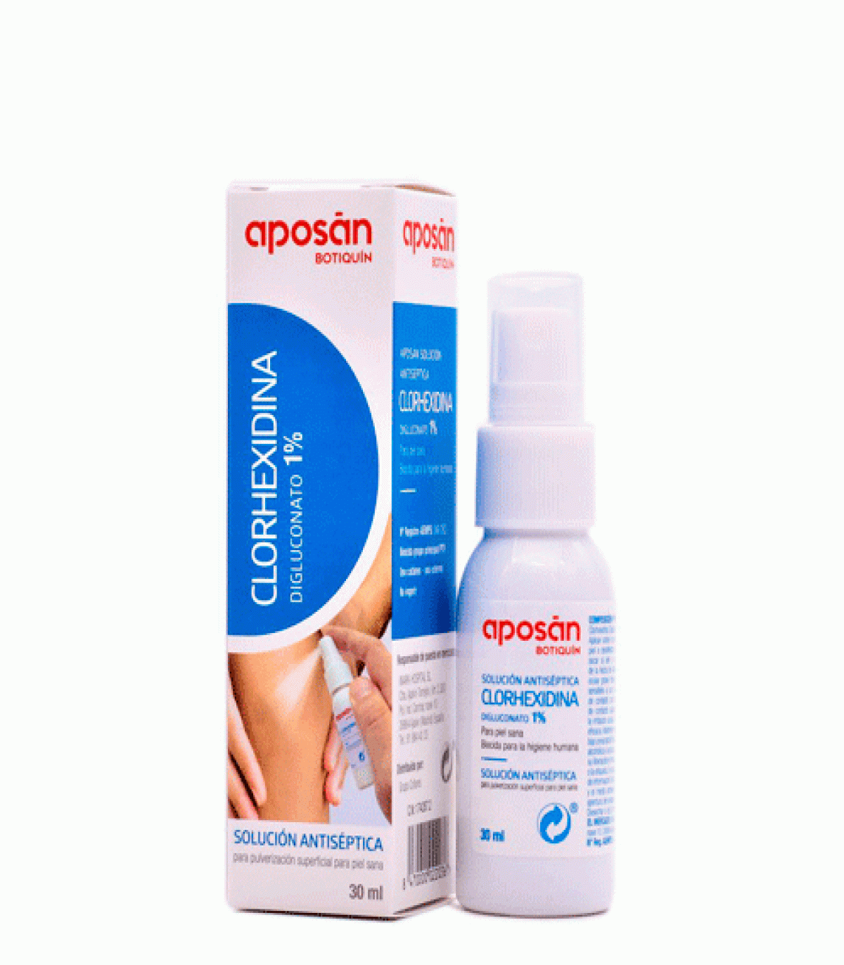 CLORHEXIDINA APOSAN PULV 30 ML