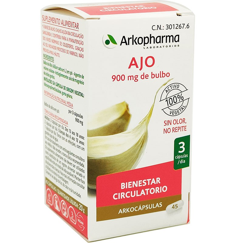ARKOCAPSULAS AJO 45 CAPSULAS
