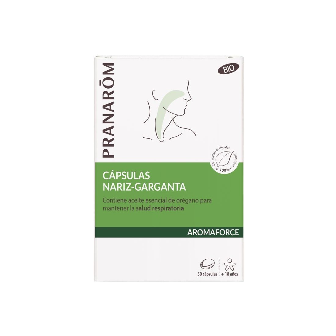 AROMAFORCE CAPSULAS NARIZ GARGANTA 30 CAPSULAS