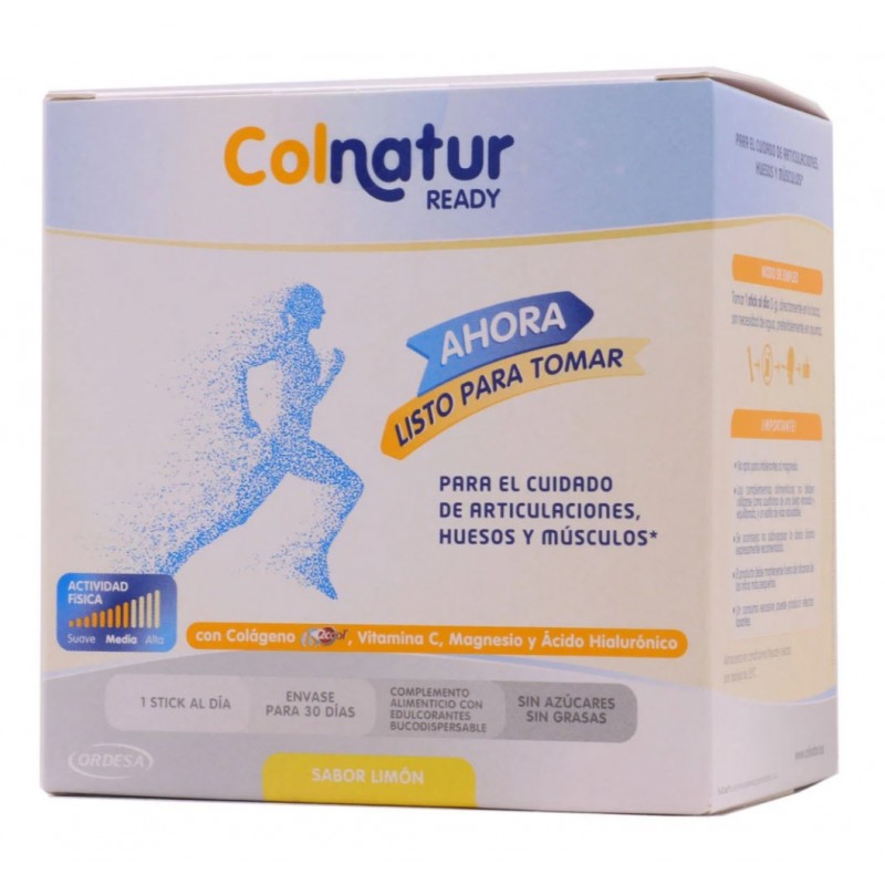 COLNATUR READY 30 STICKS 3 g SABOR LIMON