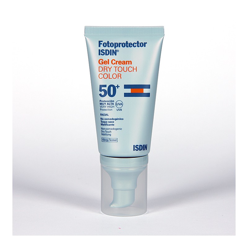 FOTOPROTECTOR ISDIN SPF 50+ DRY TOUCH BB CREAM GEL CREMA 1 ENVASE 50 ml COLOR