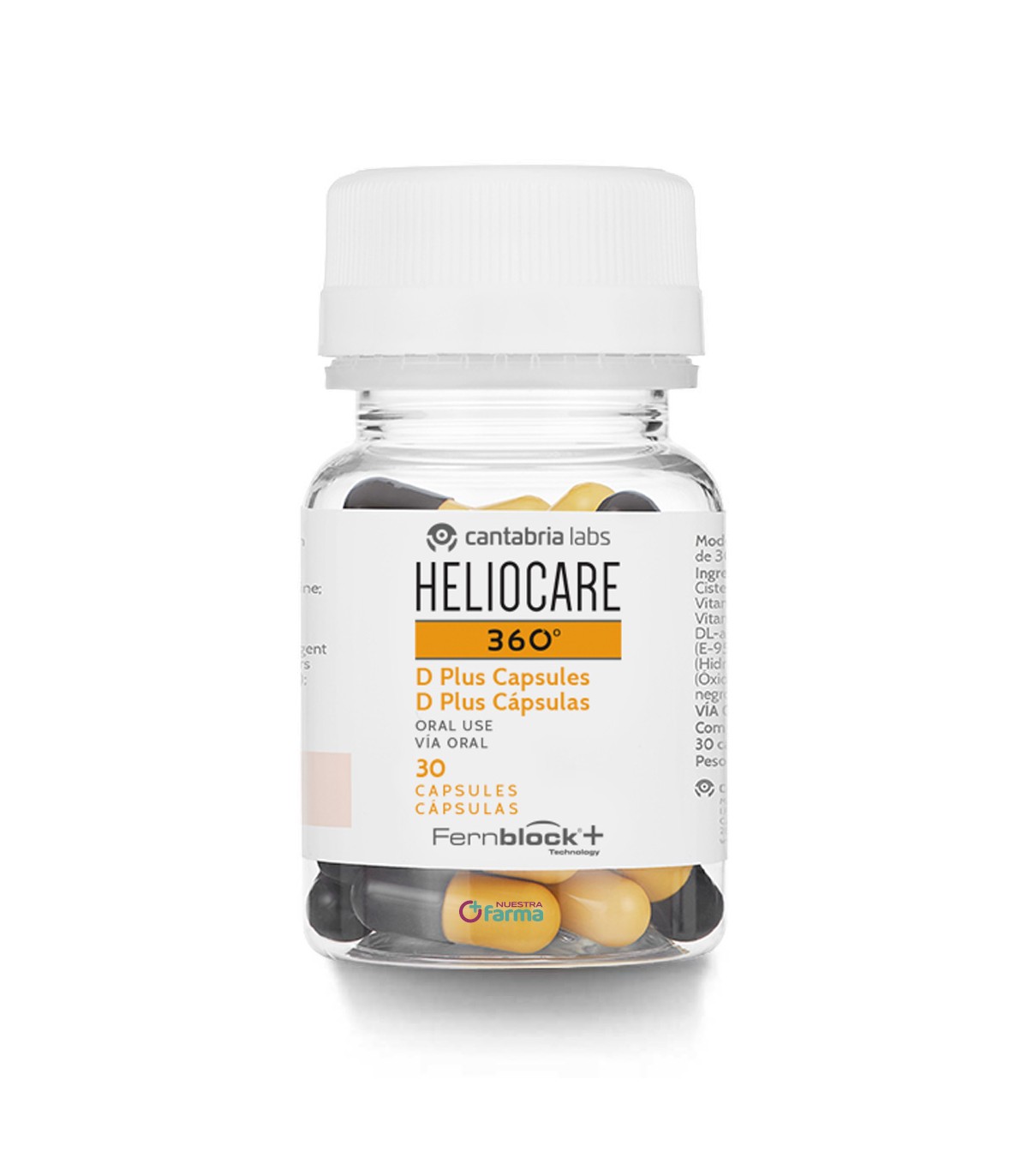 HELIOCARE 360º D PLUS 30 CAPSULAS