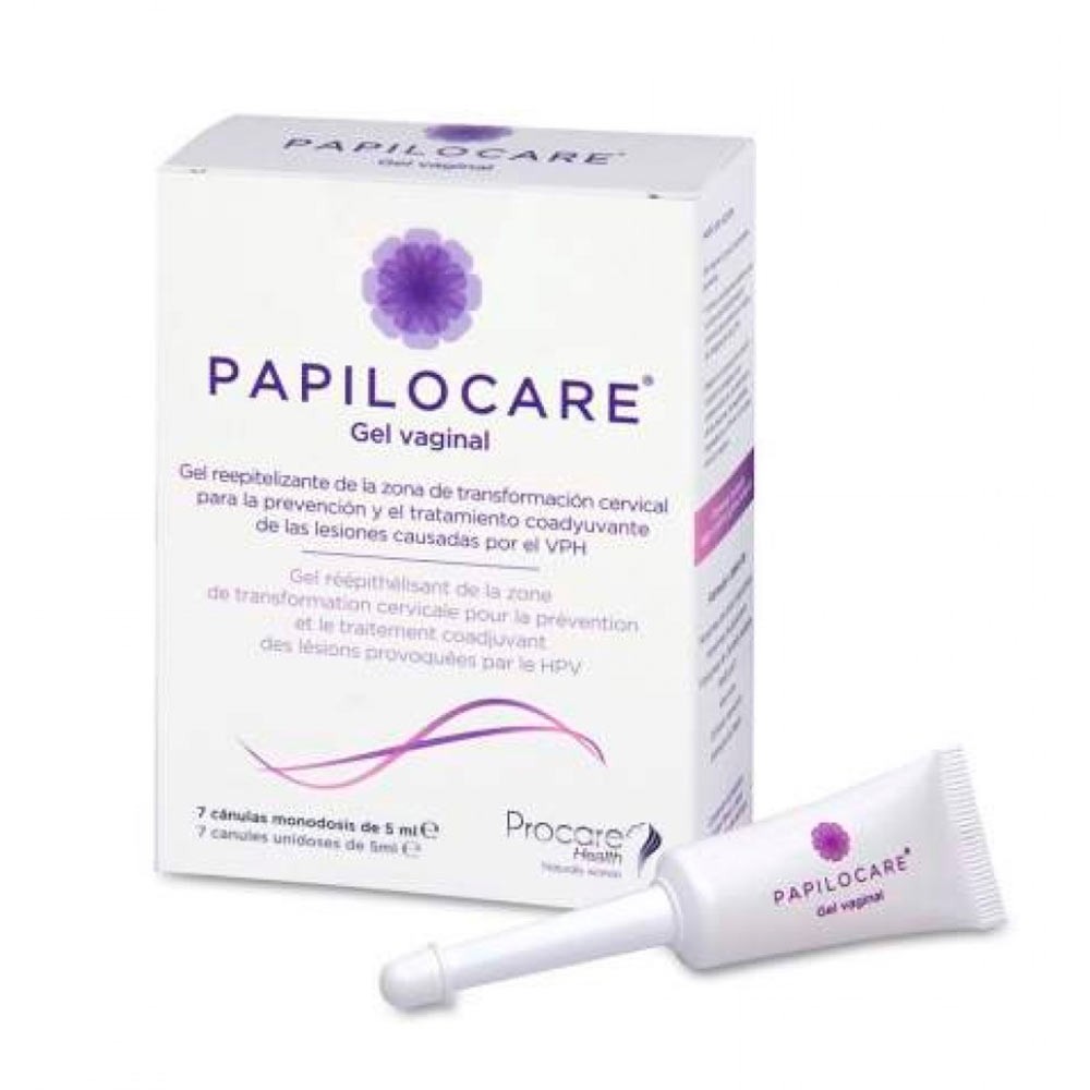 PAPILOCARE GEL VAGINAL 7 CANULAS 5 ml