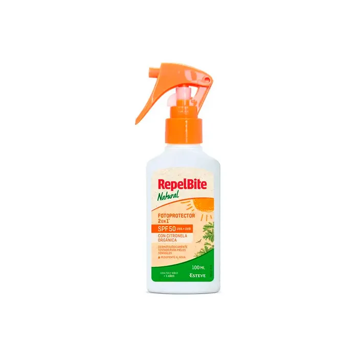 REPELBITE NATURAL FOTOPROTECTOR SPF 50 1 ENVASE 100 ml